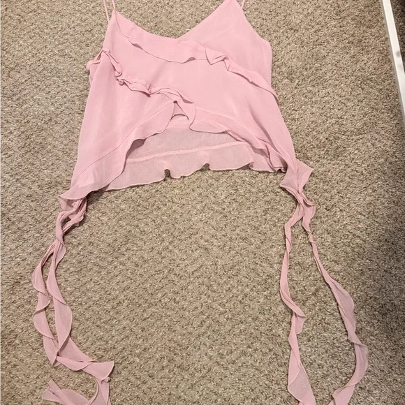 Mango Pink Chiffon Ruffle Too - Picture 9 of 11